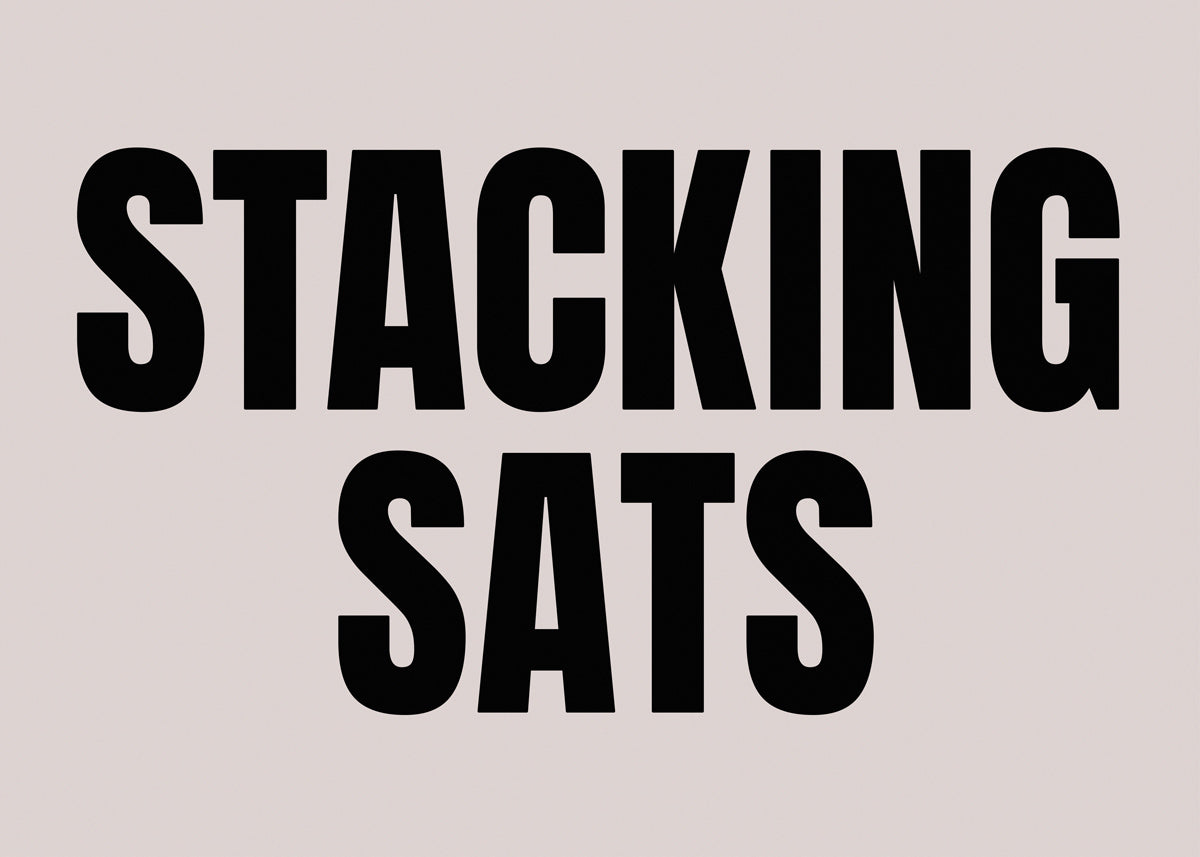 STACKING SATS (BLACK), SIEBDRUCK, HANDMADE