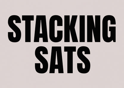 STACKING SATS (BLACK), SIEBDRUCK, HANDMADE
